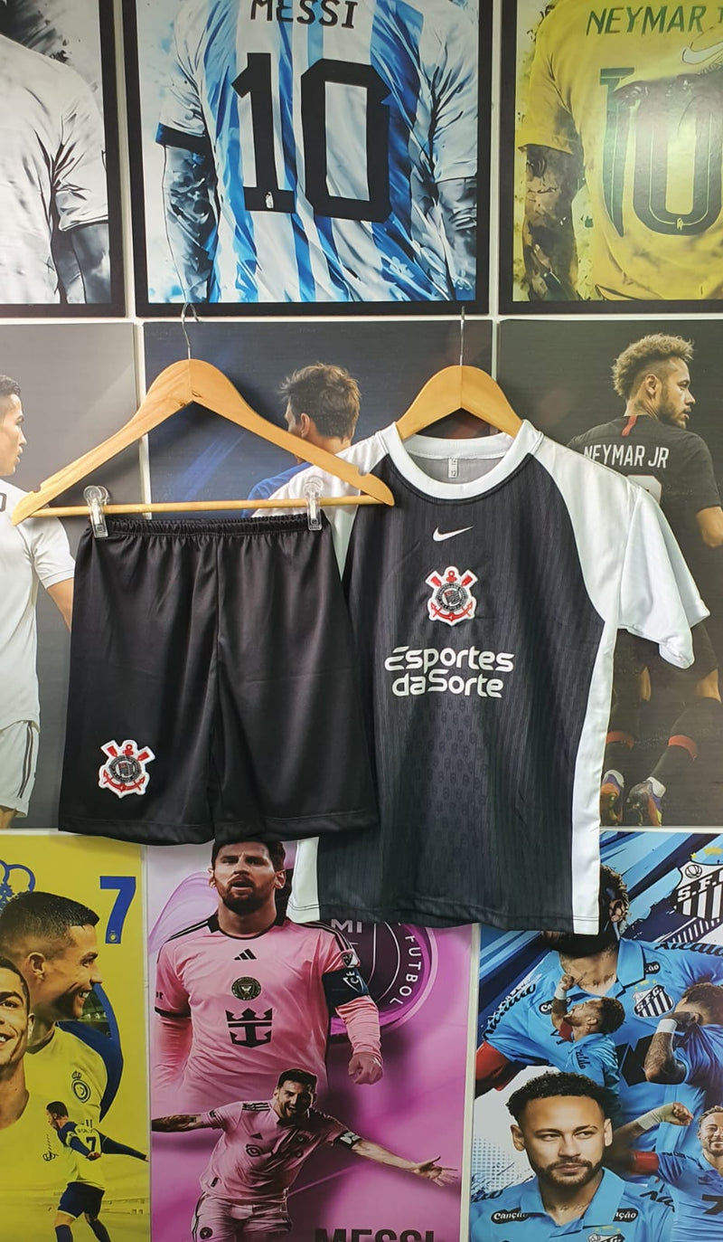 Conjunto Infantil Corinthians - Linha Nacional